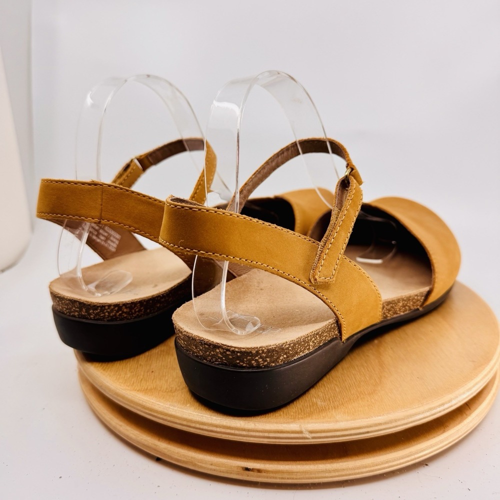 Dansko Rowan Shoes Womens 10.5 EU 41 Honey Brown Nubuck Comfort Casual - Picture 5 of 9